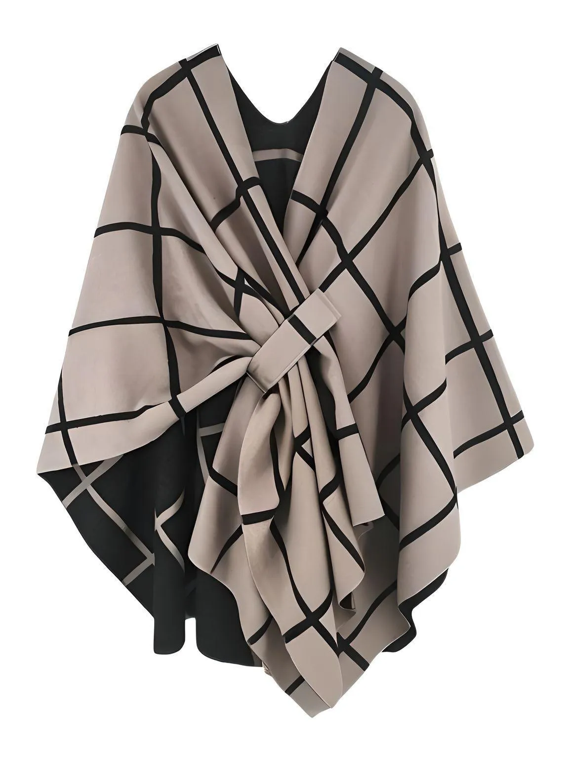 Women's Scarf with Two Color Pattern Split Shawls For Women Warm and Fashionable Luxury Designer Women