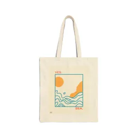 Yes. Sea. Cotton Canvas Tote Bag